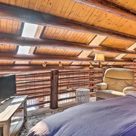 Classic Colorado Log Home With Mountain Views! Florissant المظهر الخارجي الصورة