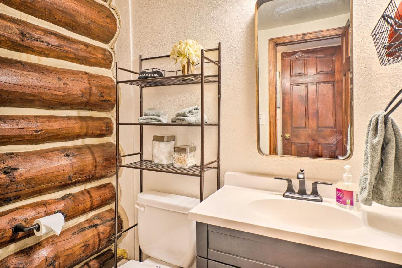 Classic Colorado Log Home With Mountain Views! Florissant المظهر الخارجي الصورة